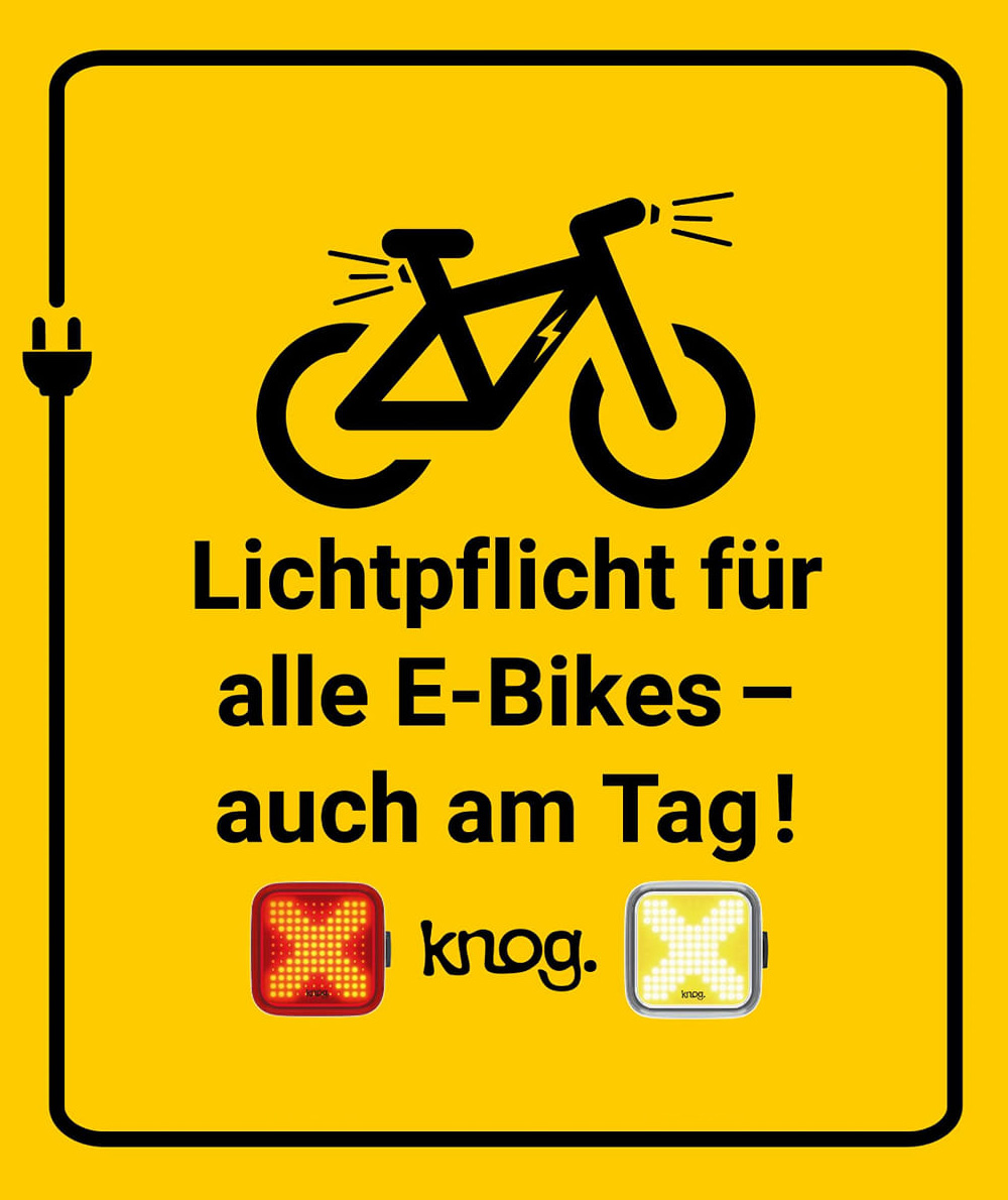 Lichtpflicht für alle E-Bikes